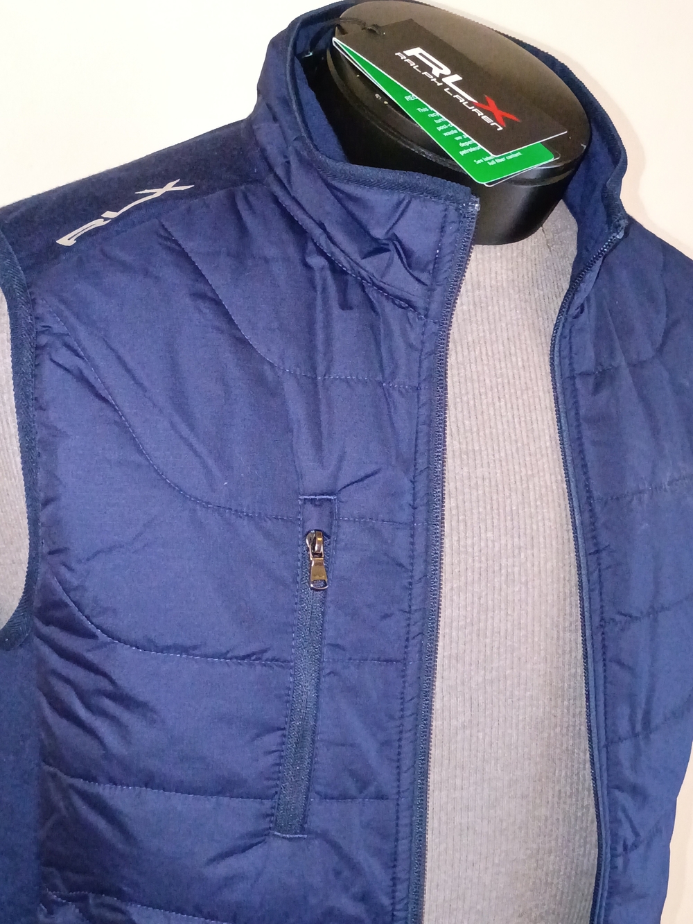 RLX Ralph Lauren Performance Golf Hybrid Vest Navy - NWT Small $198